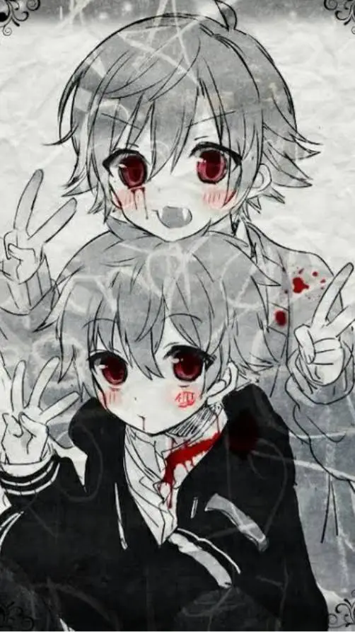 ai character: Alex🖤 and Austin🤍 background