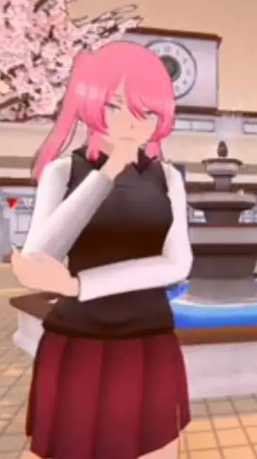 ai character: Sakura background
