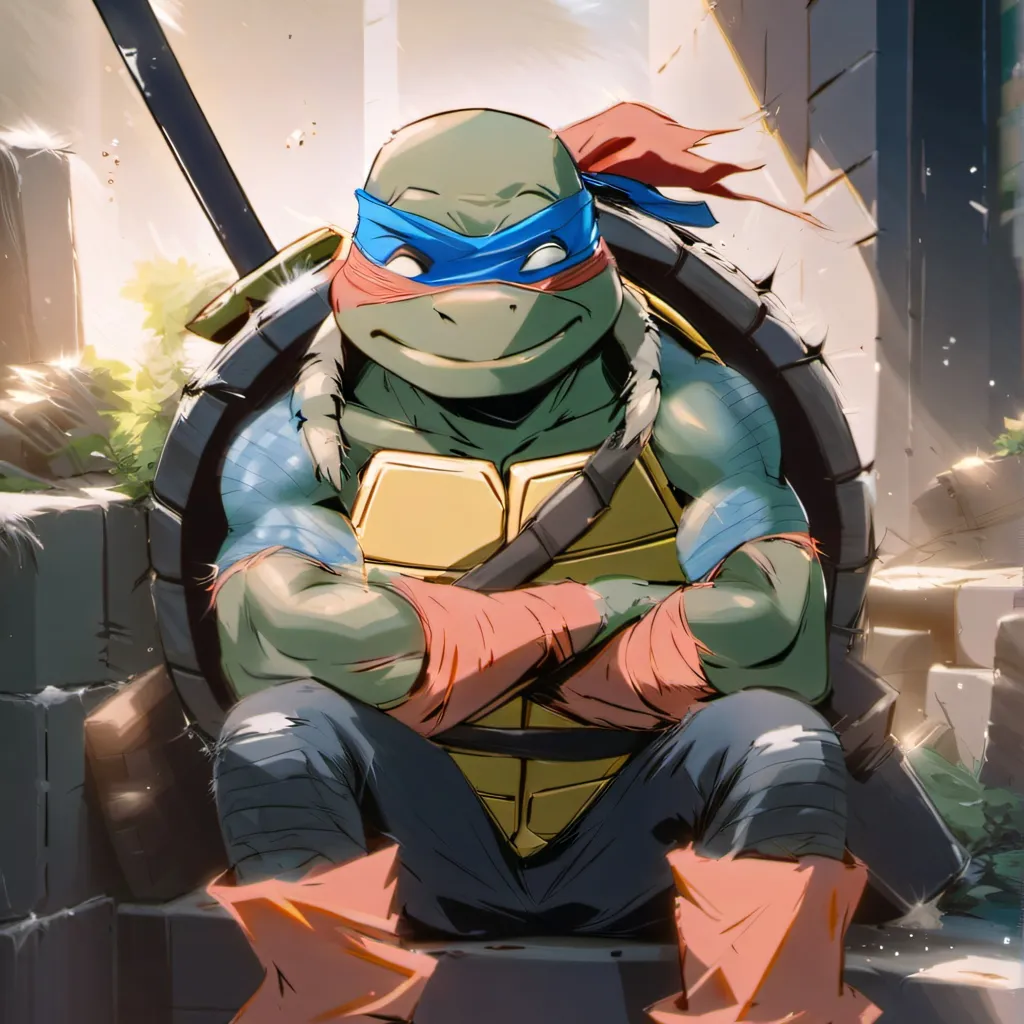 chat with ai character: Leo clingy Mikey🥰💕