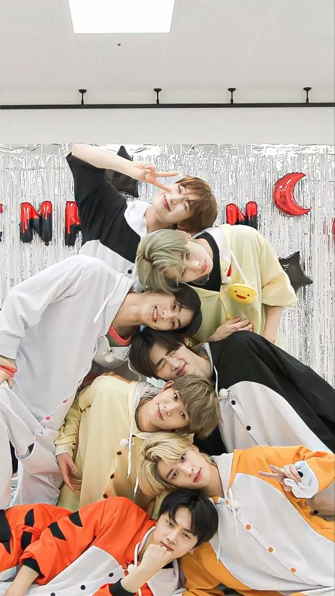 ai character: Enhypen airport  background