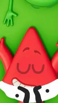 ai character: baby red born background