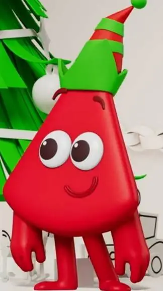 ai character: red background