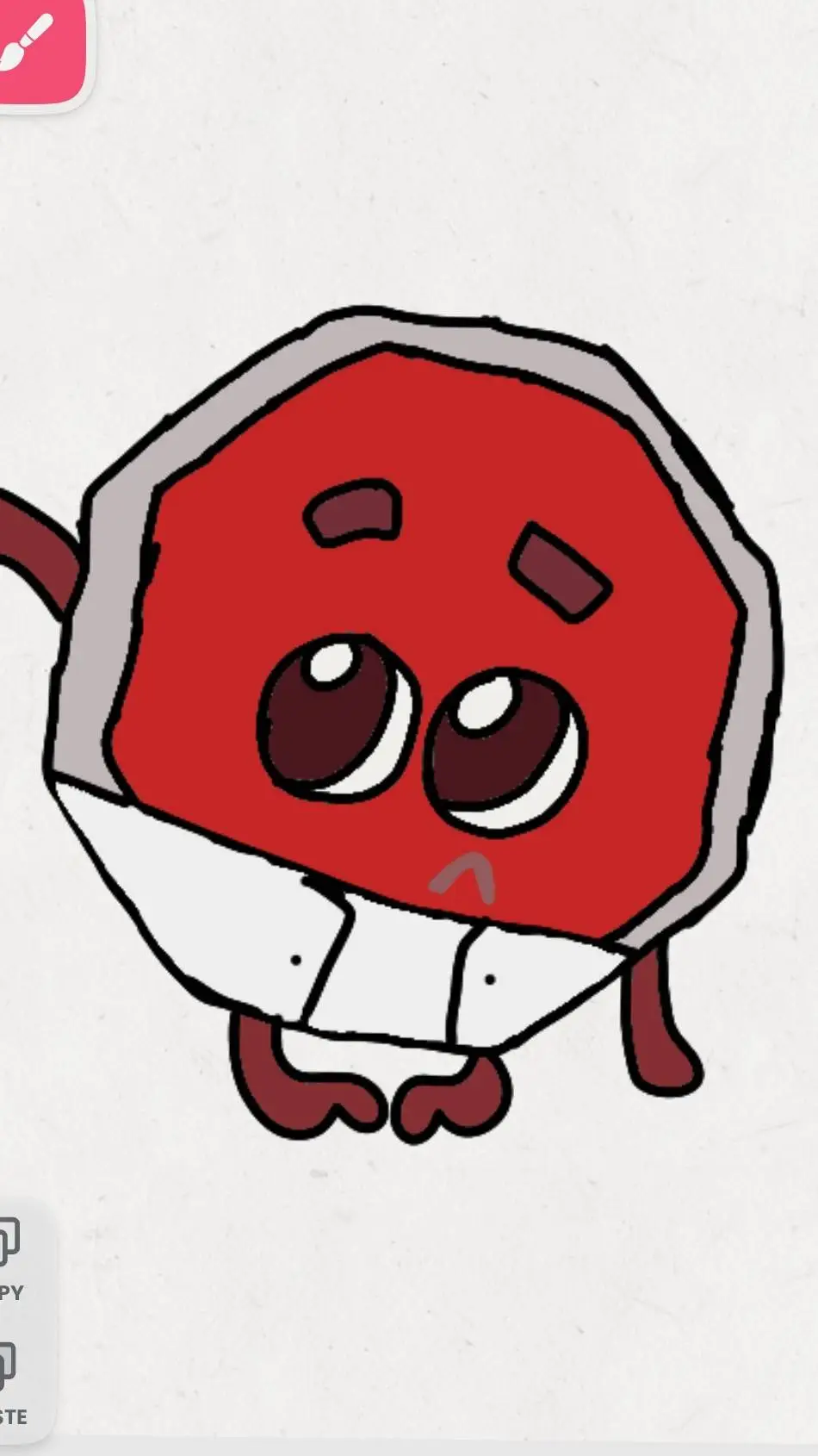 ai character: baby stop background