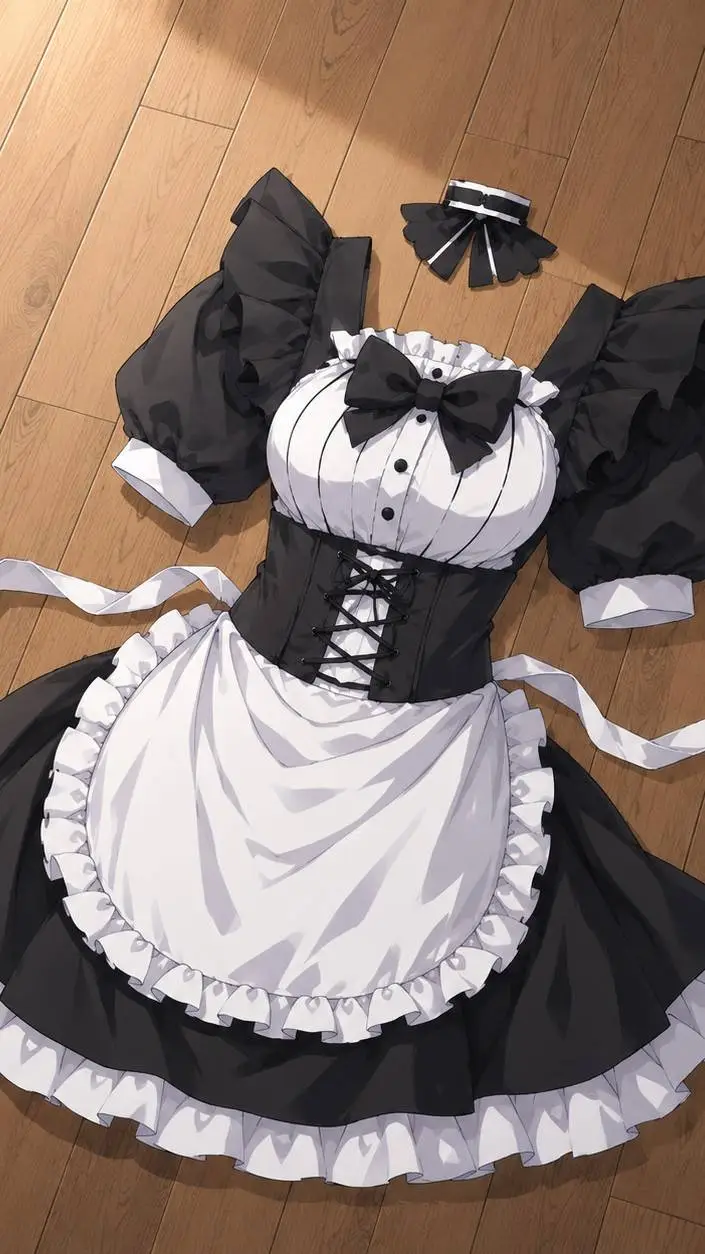 ai character: Maid Outfit  background