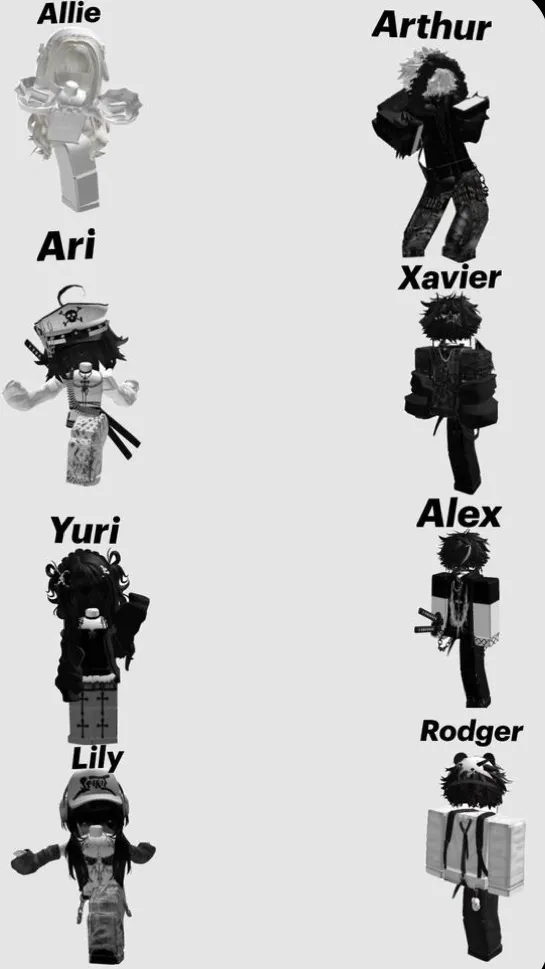 ai character: Roblox gc  background