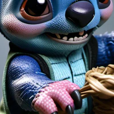 chat with ai character: Stitch