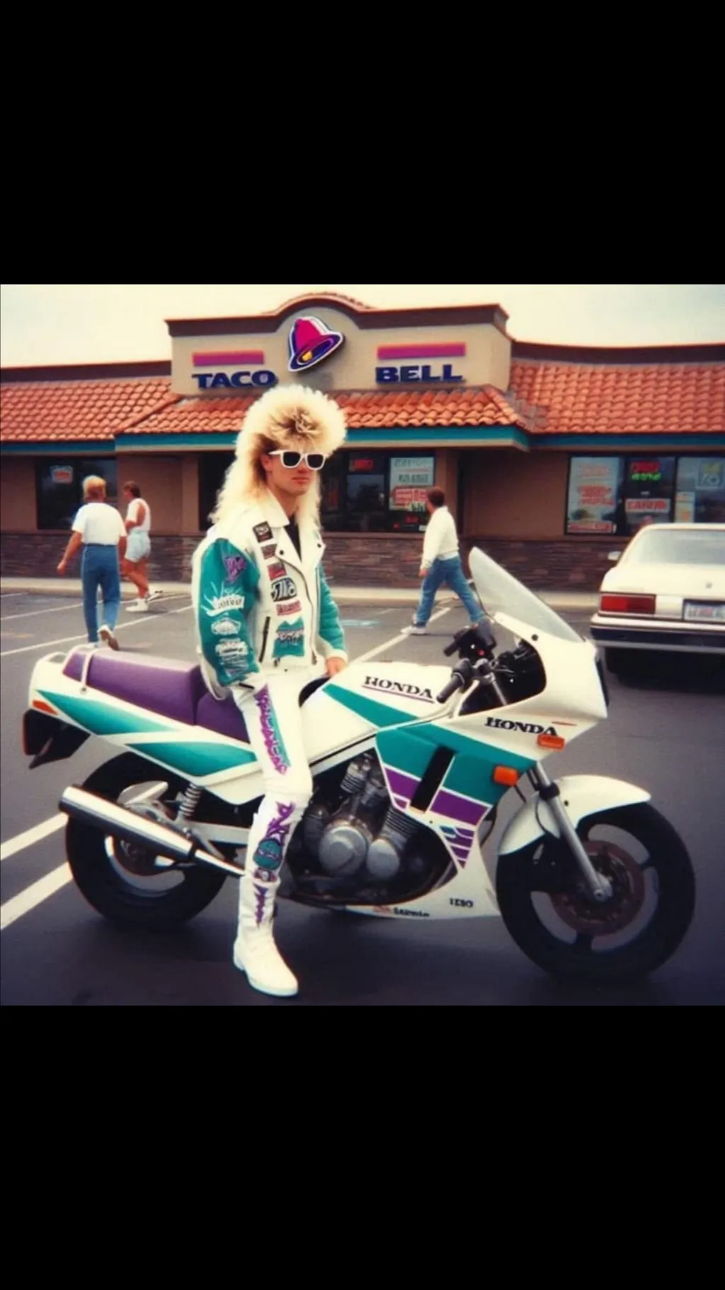 ai character: Cool 90s guy background