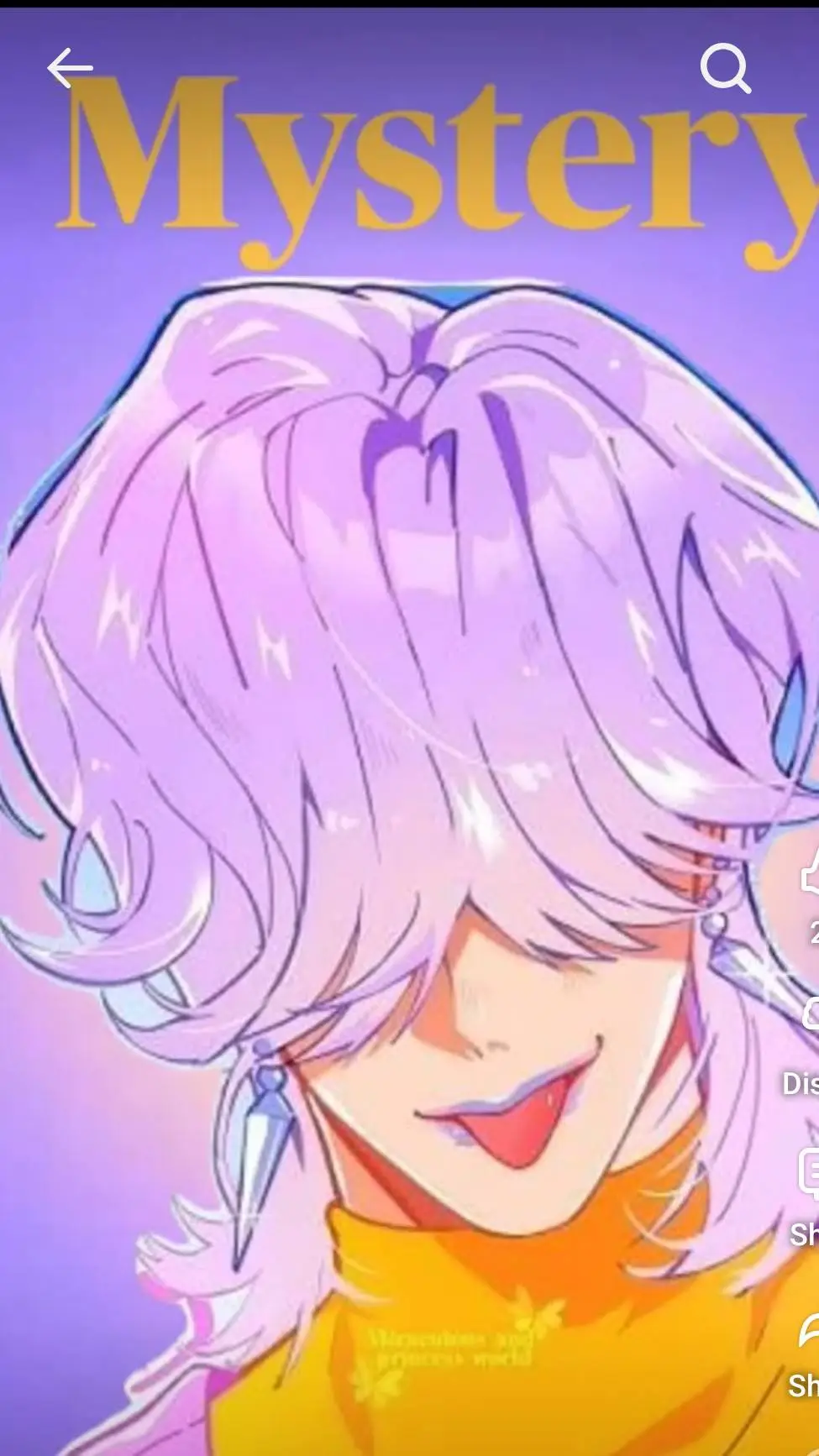 ai character: mystery  background