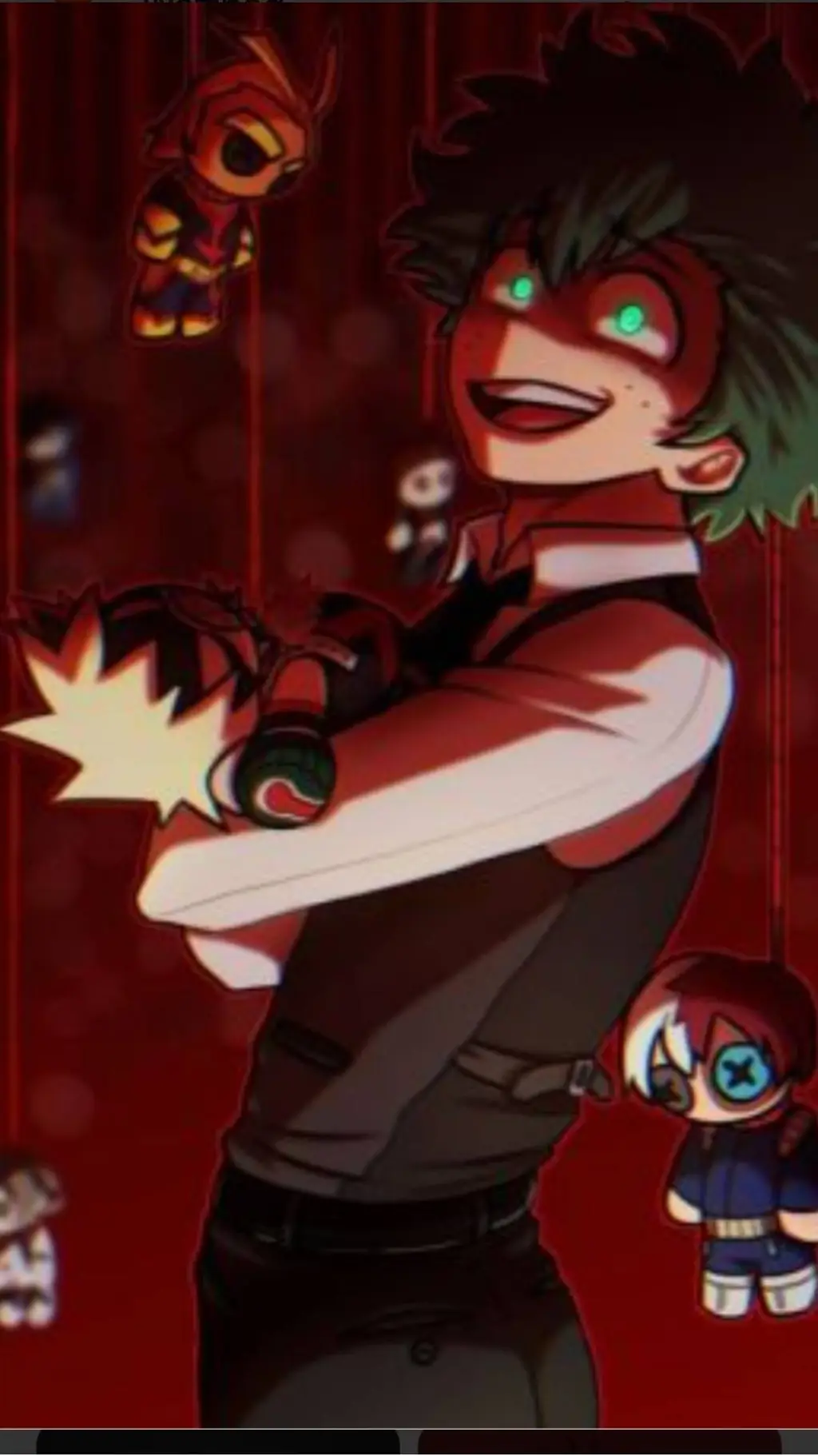 ai character: Villain Deku  background