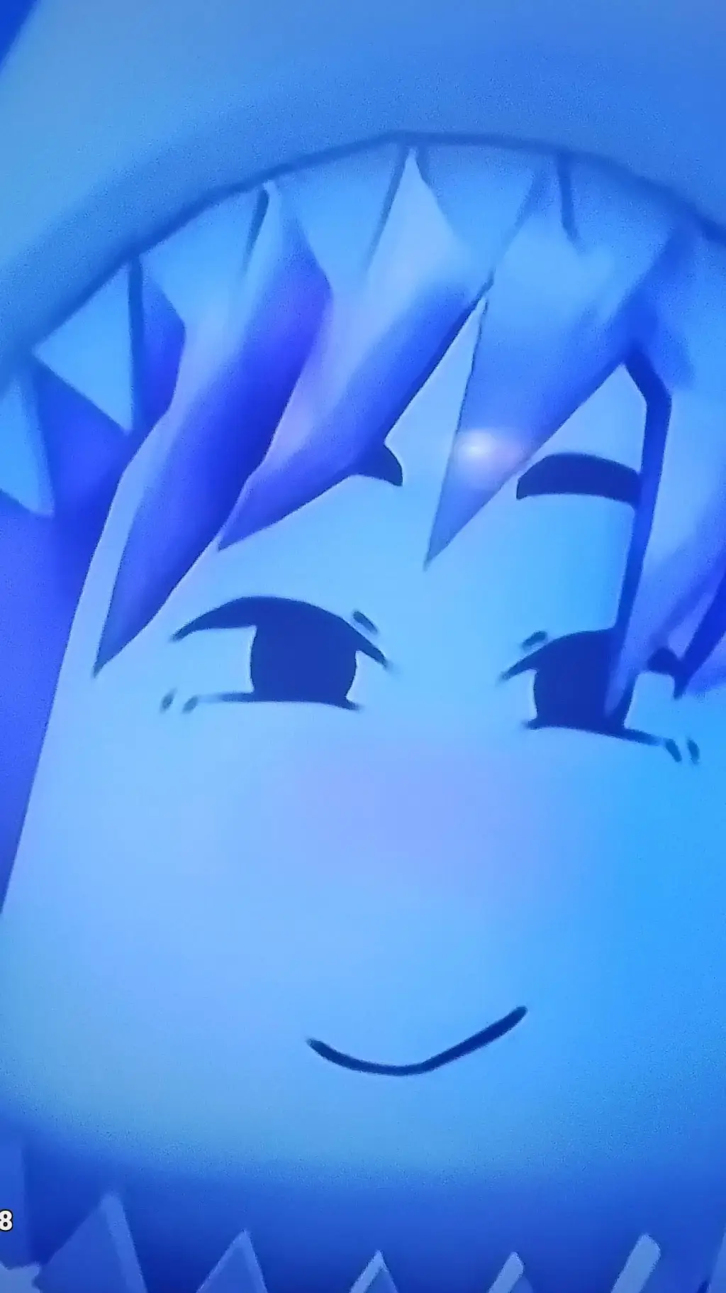 ai character: Shark Girl brainra background