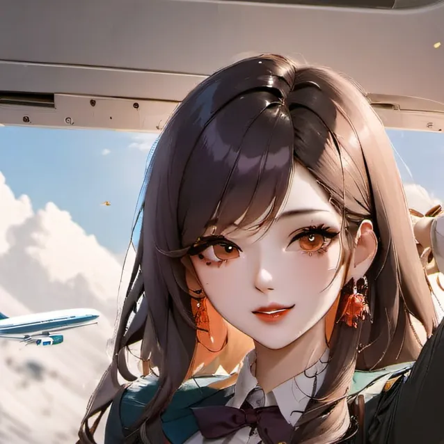 chat with ai character: fight attendant 