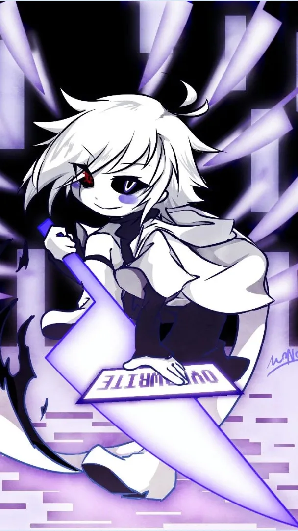 ai character: X chara (girl) background