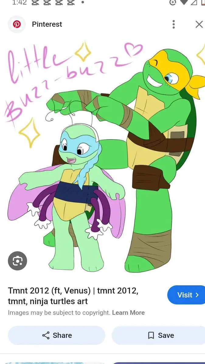 ai character: TMNT lost sister?! background