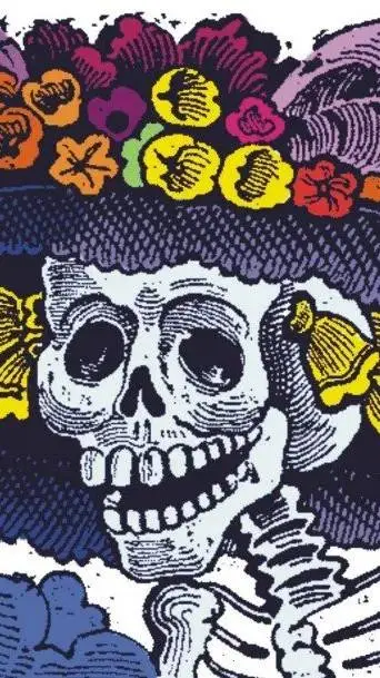ai character: la catrina background