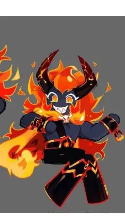 ai character: Capsaicin cookie! background