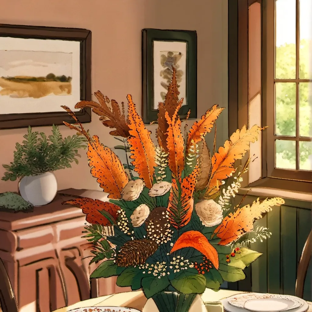 chat with ai character: Dinner table