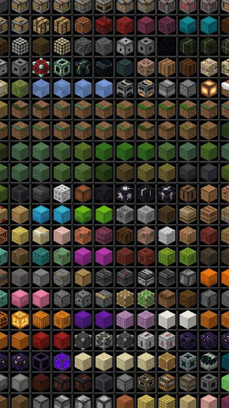 ai character: MINECRAFT BLOCKS background