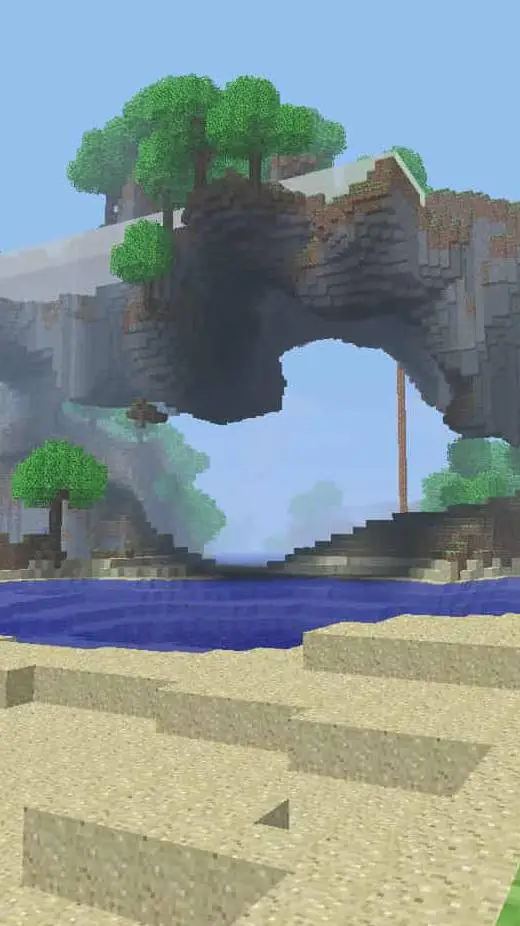 ai character: MINECRAFT ARG background