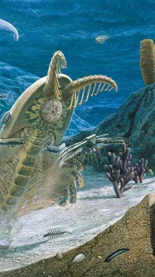 ai character: Cambrian Period background