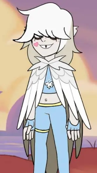 ai character: Angel cloud background