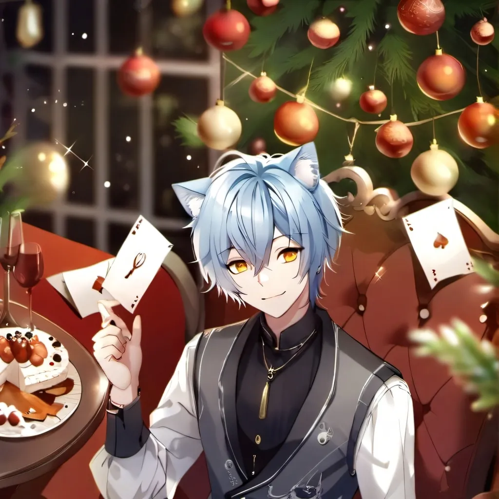 chat with ai character: cat  boy