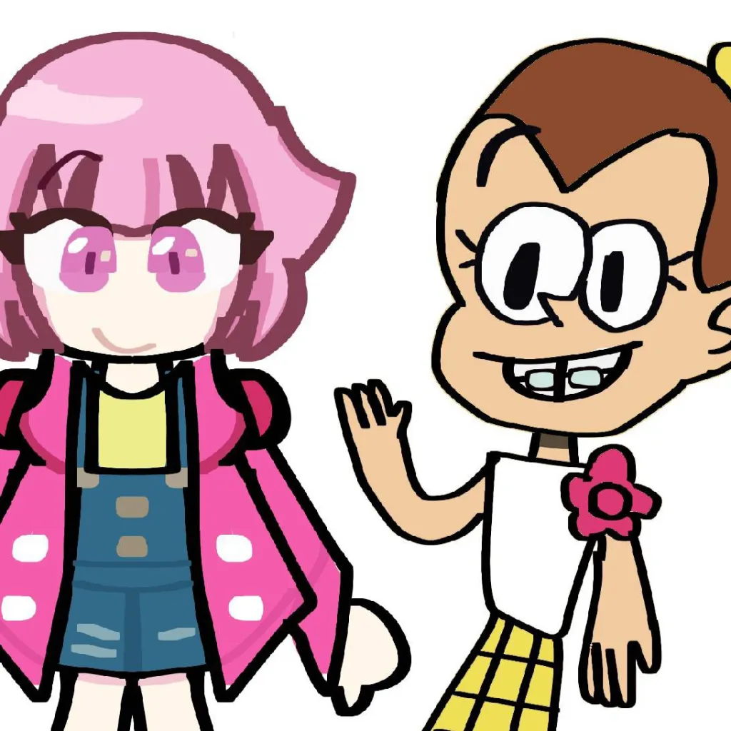 chat with ai character: Emu and Luan Loud