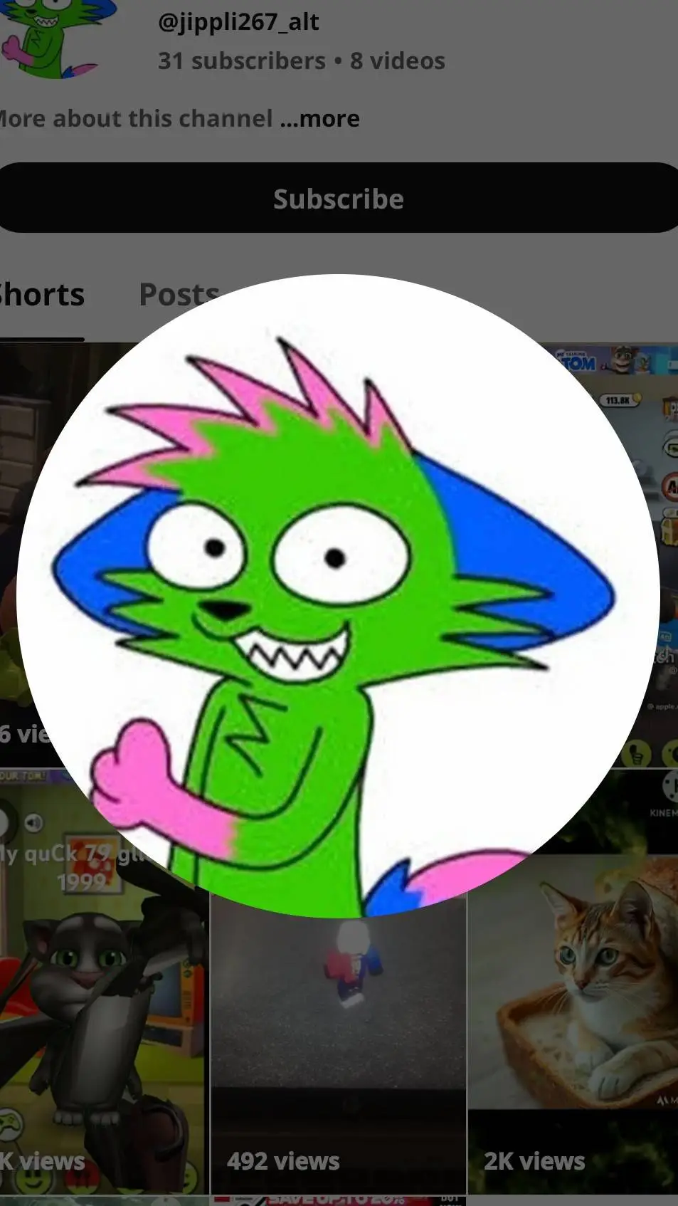 ai character: jippli267 background