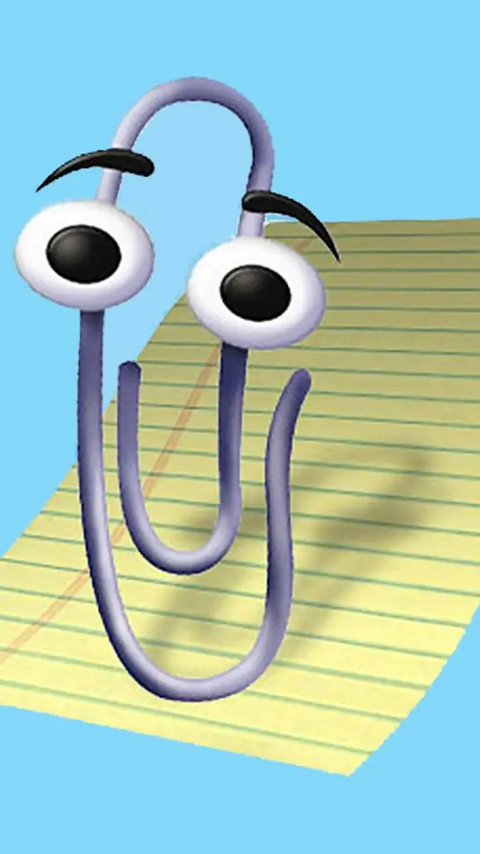 ai character: Clippy background