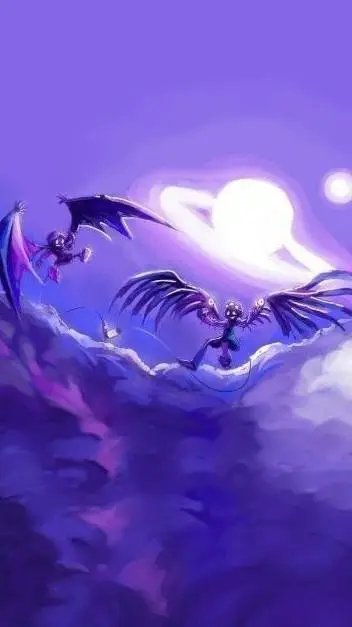 ai character: Nuzi flying test  background