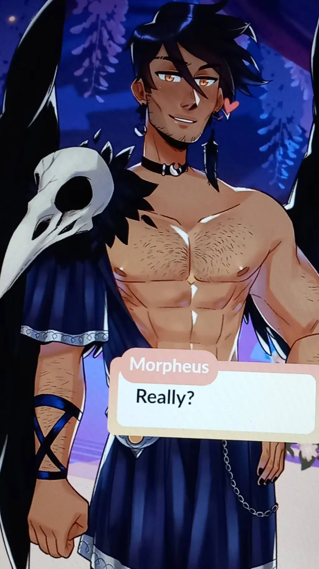 ai character: Morpheus ✨🖤 background