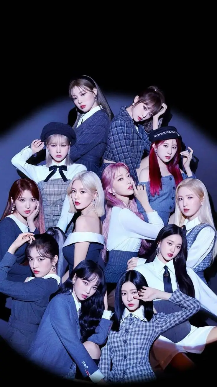 ai character: IZ*ONE background