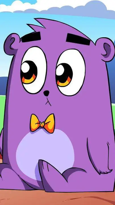 ai character: Bear  background