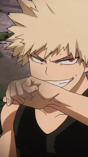 ai character: Katzuki bakugou background