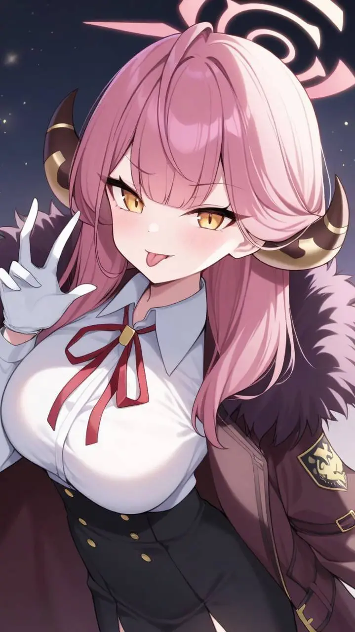 ai character: rikuhachima aru background