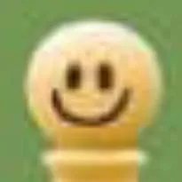 chat with ai character: happy pawn