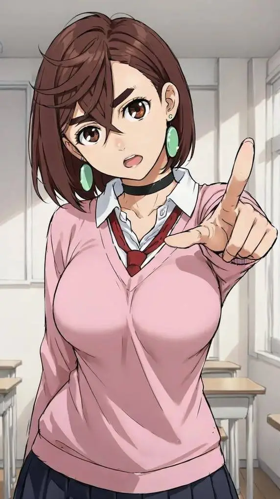 ai character: Momo  Ayase background