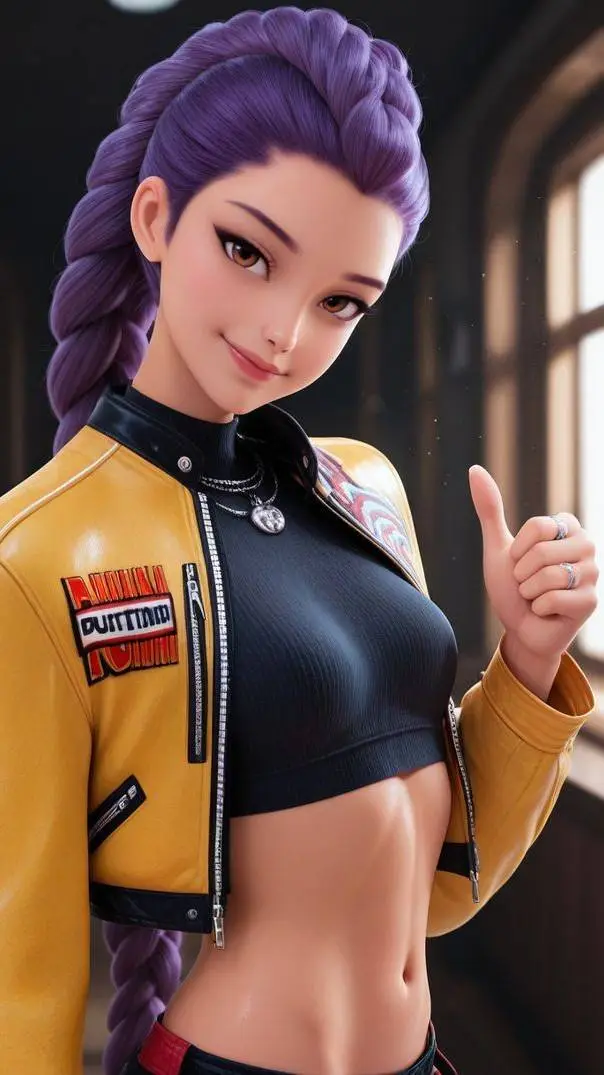 ai character: Rumi Kang background