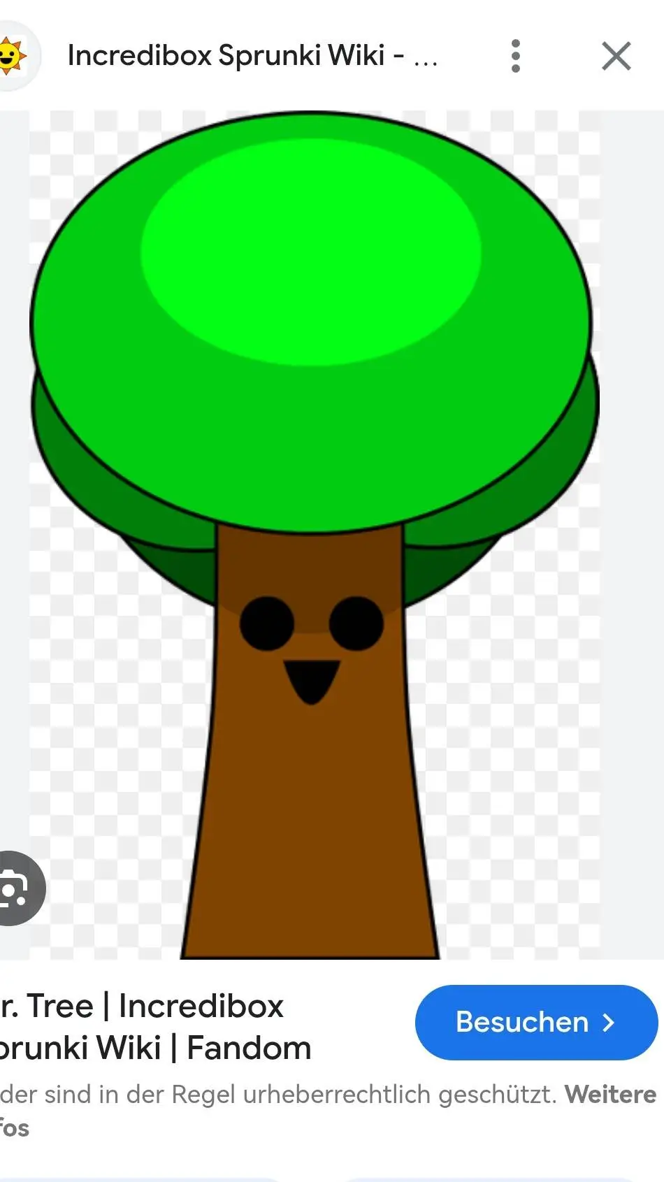 ai character: Mr. Tree Challenge background