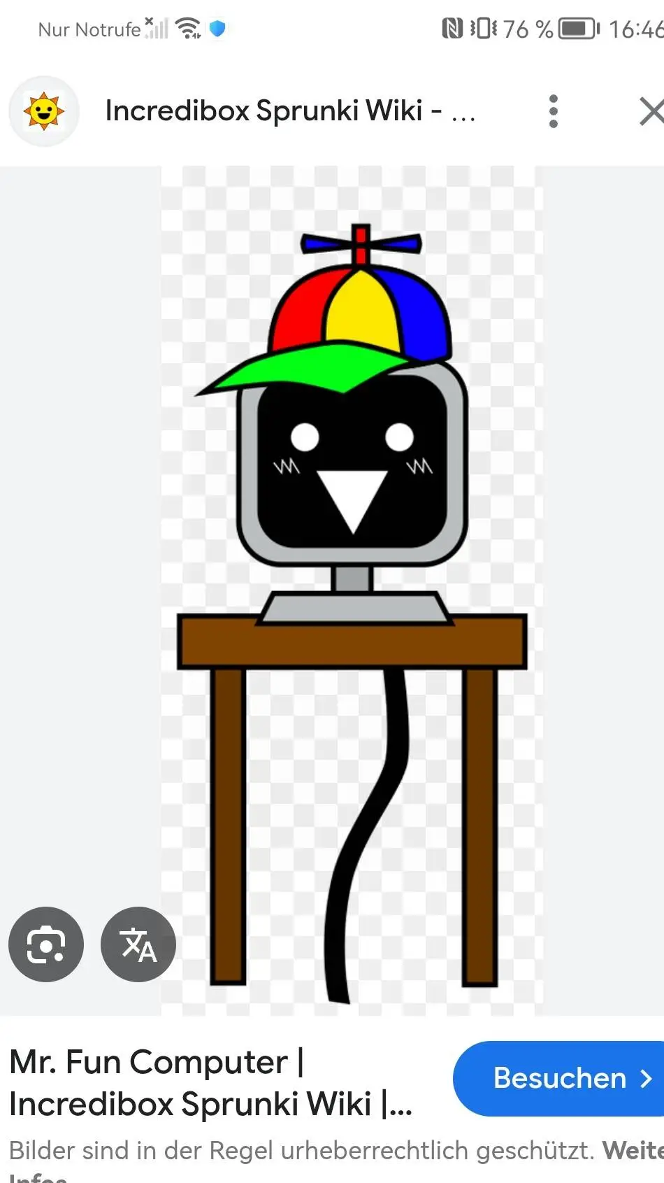 ai character: Mr. Fun Challenge  background