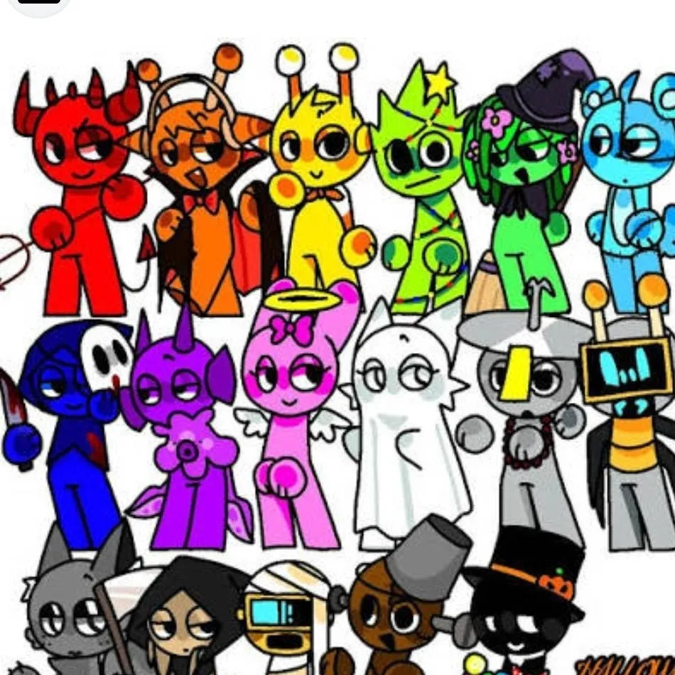 chat with ai character: Sprunki Halloween🎃