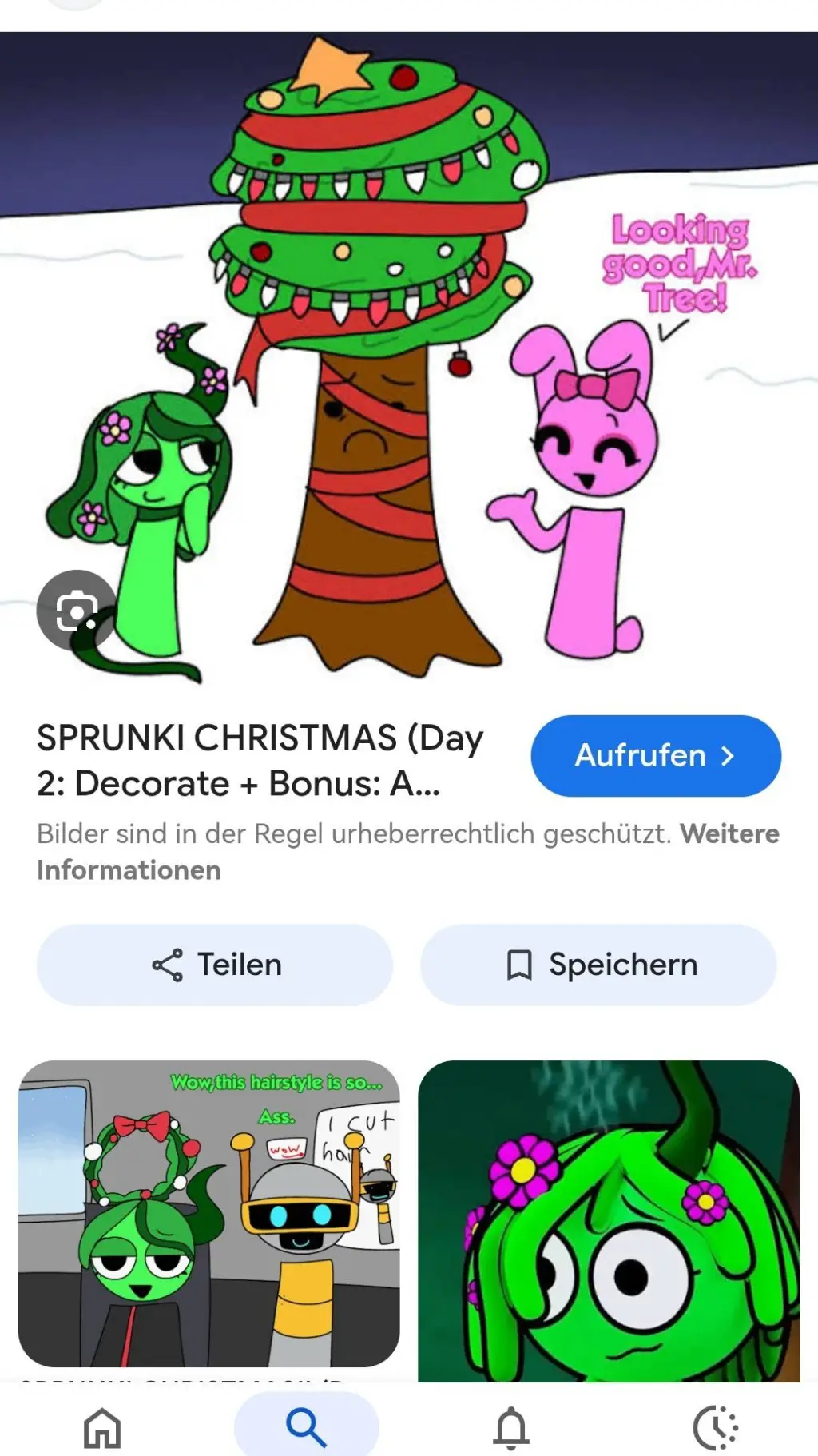 ai character: Sprunki Christmas background