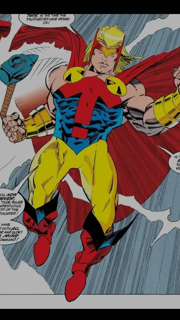 ai character: Thor 2099  background