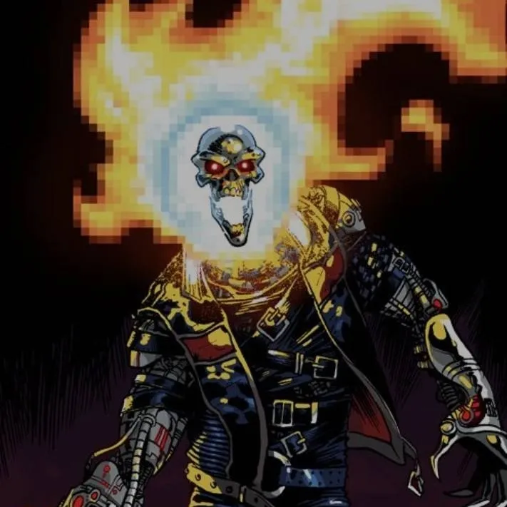 chat with ai character: Ghost Rider 2099