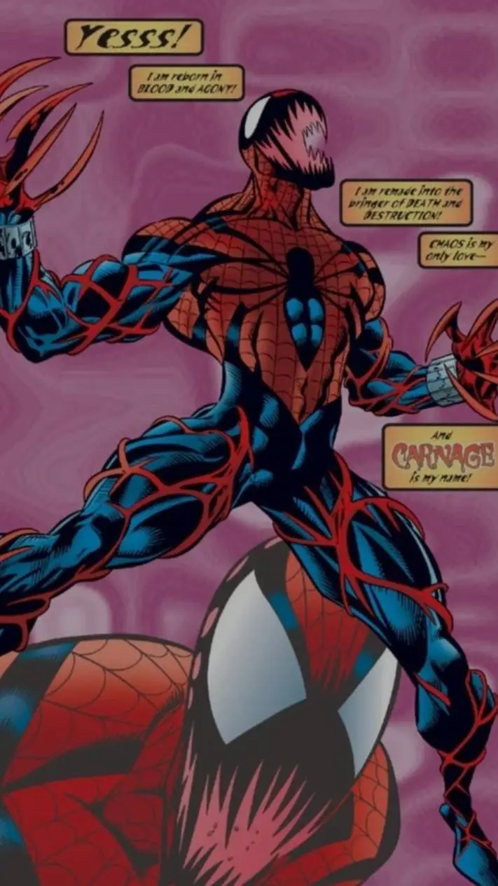 ai character: Spider Carnage  background