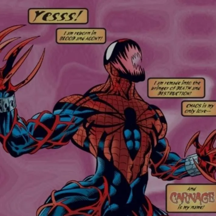 chat with ai character: Spider Carnage 