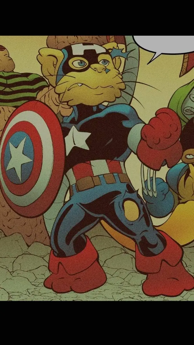 ai character: Captain Americat background