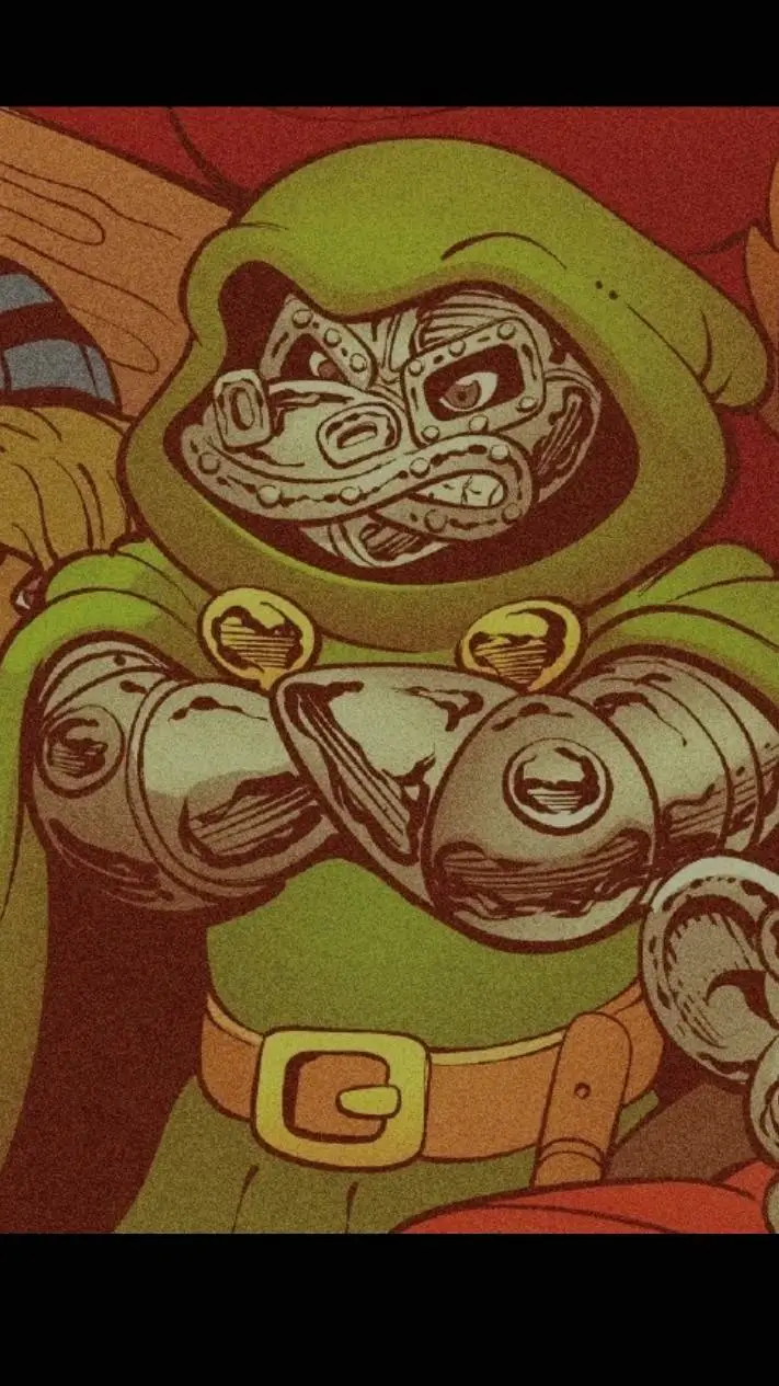 ai character: Ducktor Doom  background