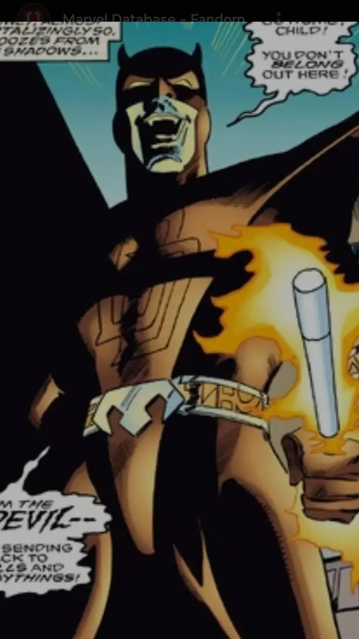 ai character: Dark Devil  background