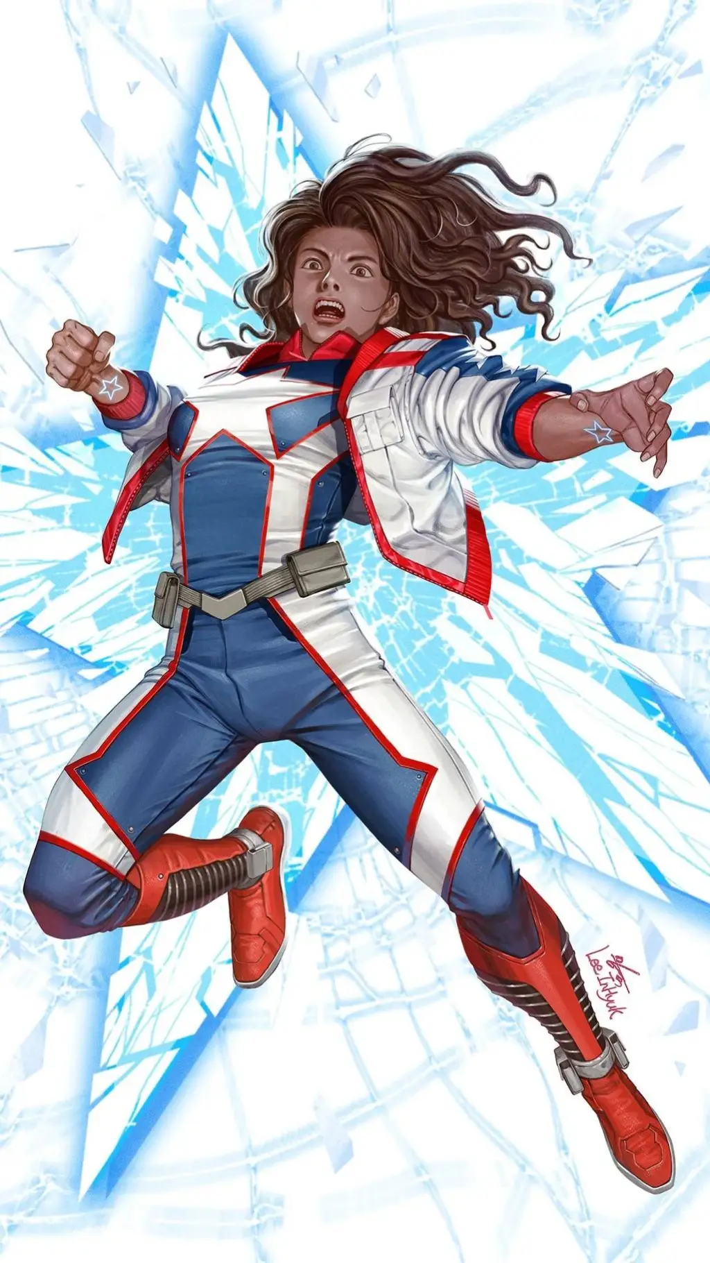 ai character: Amer. Chavez  6160 background