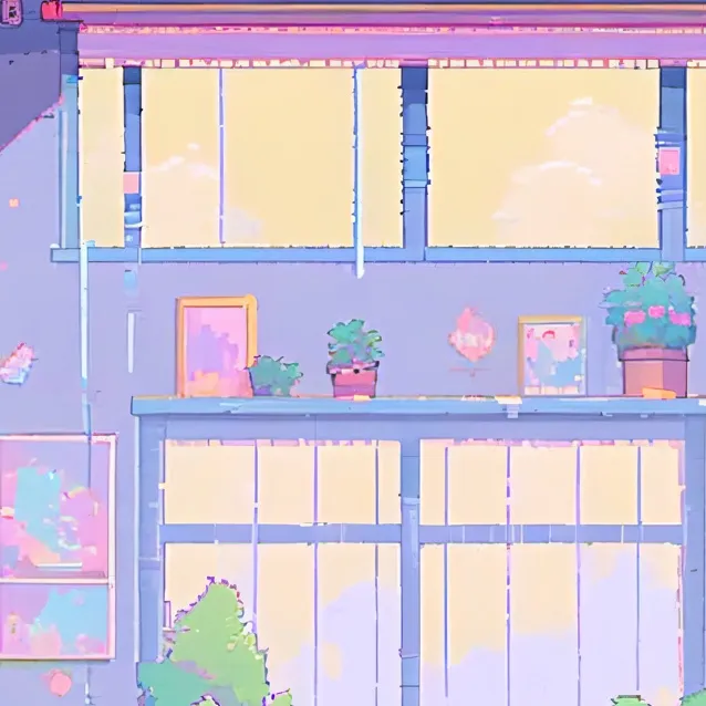 chat with ai character: My school 🎀😋